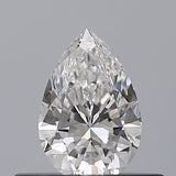 0.30 carat Pear diamond D VVS2 