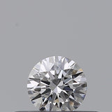 0.21 carat Round diamond F  IF Excellent