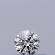 0.18 carat Round diamond E VVS1 Excellent