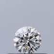 0.24 carat Round diamond F IF Excellent