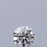 0.18 carat Round diamond E VVS1 Excellent