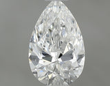 0.59 carat Pear diamond F VS2 