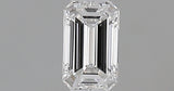 0.23 carat Emerald diamond D VVS2 