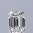 0.51 carat Emerald diamond F VS2 VeryGood