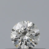 0.19 carat Round diamond F  IF Excellent