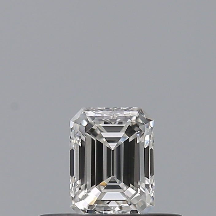 0.25 carat Emerald diamond F  VVS2