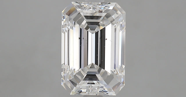2.70 carat Emerald diamond D SI1 