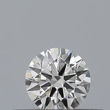 0.19 carat Round diamond E  VVS2 Excellent