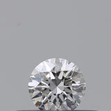 0.19 carat Round diamond D  VVS2 Excellent