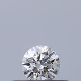 0.19 carat Round diamond E VVS2 Excellent