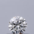 0.26 carat Round diamond E IF Excellent