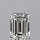 0.31 carat Emerald diamond F  VVS2 