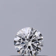 0.24 carat Round diamond E VVS2 Excellent