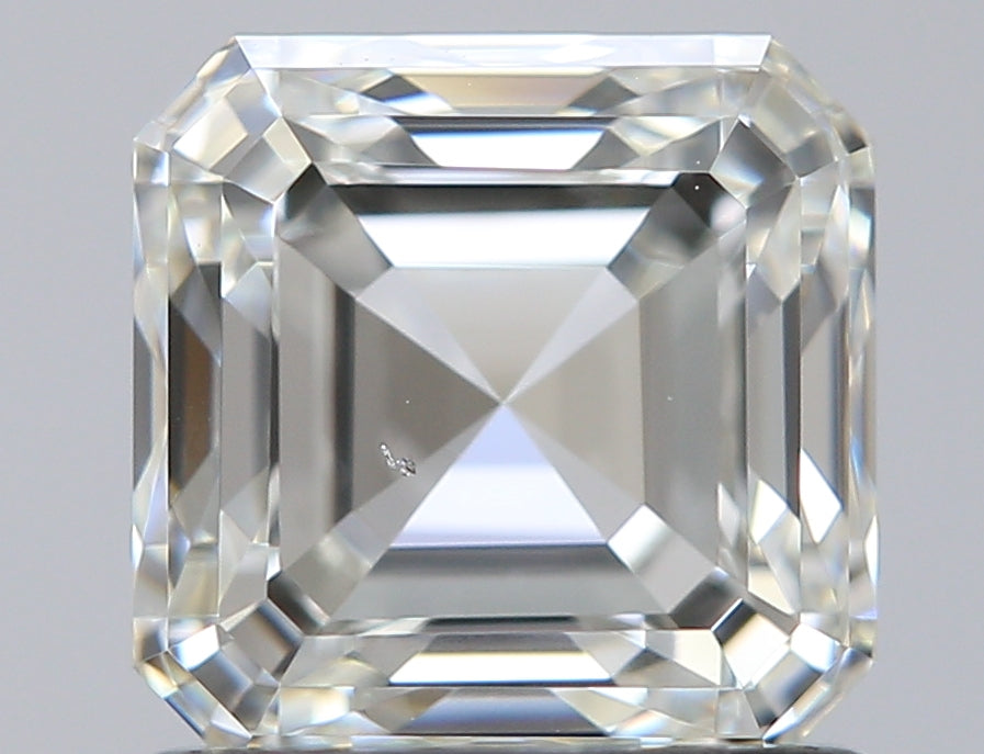 1.10 carat Asscher diamond J SI1 