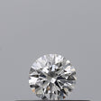 0.18 carat Round diamond D VVS2 Excellent