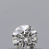 0.21 carat Round diamond H  IF Excellent