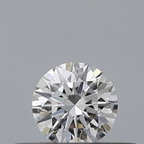 0.19 carat Round diamond D  VVS2 Excellent