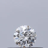 0.19 carat Round diamond E VVS1 Excellent