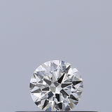 0.19 carat Round diamond F VVS1 Excellent