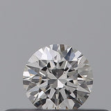 0.19 carat Round diamond F  IF Excellent