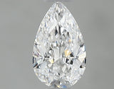 0.38 carat Pear diamond D VVS2 