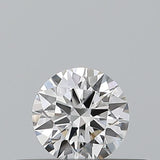 0.21 carat Round diamond D  VVS2 Excellent