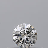 0.24 carat Round diamond F IF Excellent
