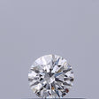 0.19 carat Round diamond E VVS1 Excellent
