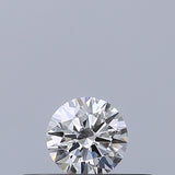 0.18 carat Round diamond D VVS1 Excellent