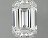 0.60 carat Emerald diamond E VVS2 