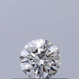 0.25 carat Round diamond F IF Excellent