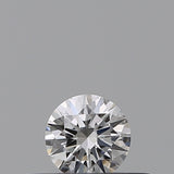 0.19 carat Round diamond F  VVS1 Excellent