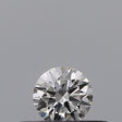 0.18 carat Round diamond E IF Excellent