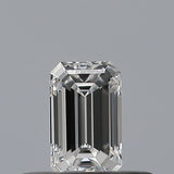 0.24 carat Emerald diamond D  VVS2