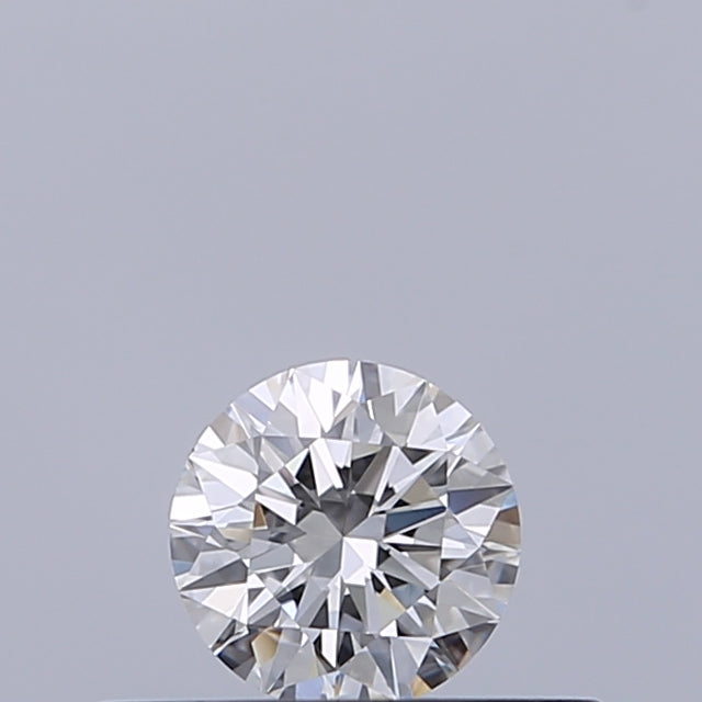 0.24 carat Round diamond E VVS2 Excellent