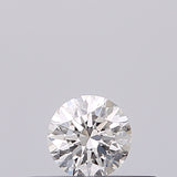 0.19 carat Round diamond E VVS1 Excellent