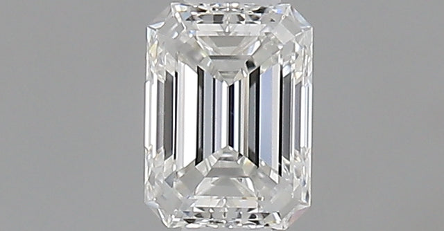 0.37 carat Emerald diamond F VVS2 