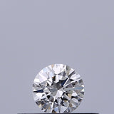 0.18 carat Round diamond E VVS1 Excellent