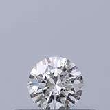 0.23 carat Round diamond E VVS1 Excellent