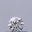 0.23 carat Round diamond D VVS2 Excellent