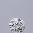 0.19 carat Round diamond E VVS2 Excellent