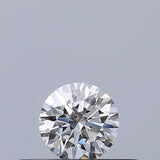 0.23 carat Round diamond E VVS2 Excellent