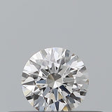0.18 carat Round diamond E  IF Excellent