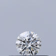 0.18 carat Round diamond F VVS1 Excellent