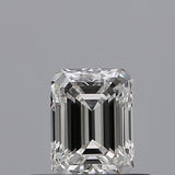 0.37 carat Emerald diamond E VVS2 