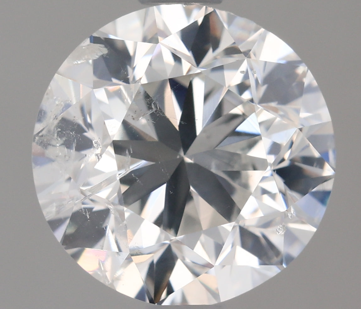 2.00 carat Round diamond G I1 Fair