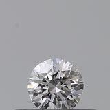 0.19 carat Round diamond D  VVS2 Excellent