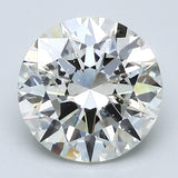 2.21 carat Round diamond J  SI2 Excellent