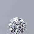 0.26 carat Round diamond E IF Excellent