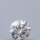 0.25 carat Round diamond F VVS1 Excellent